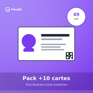 PlayQR Business Cards Add-on +10