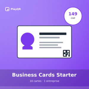 PlayQR Visitenkarten-Starterpaket