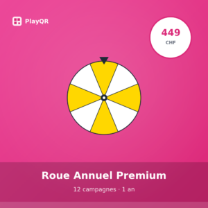 PlayQR Roue — Anual Premium (12 campañas)
