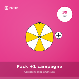 PlayQR Wheel — Pack +1 Campaign
